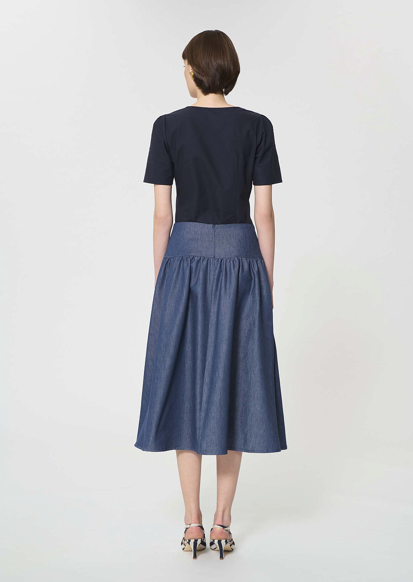 Jude синяя юбка из денима
