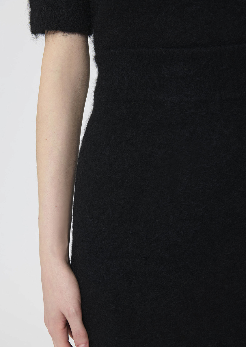 Janna черная юбка из трикотажа