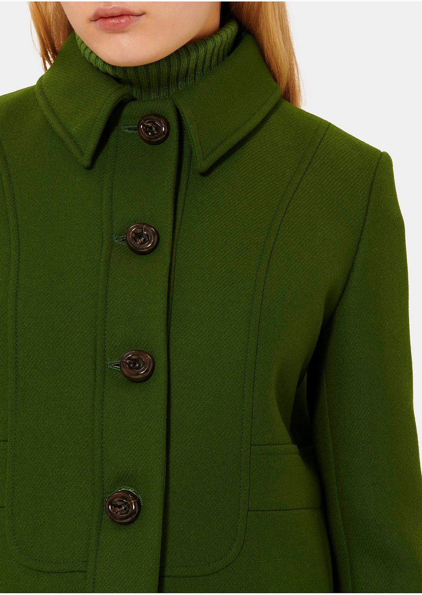 Madeline зеленое пальто-бушлат Madeline зеленое пальто-бушлат
