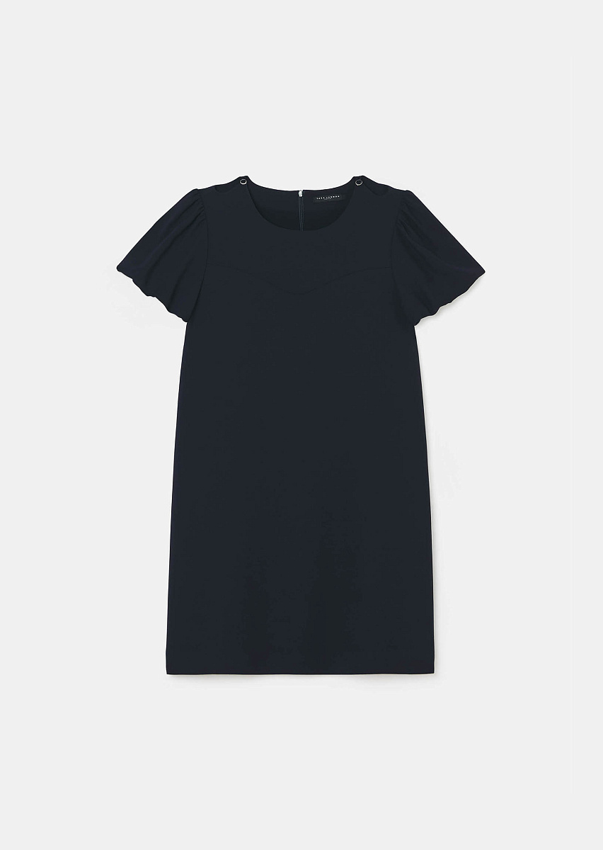 Rosalia темно-синее платье из крепа