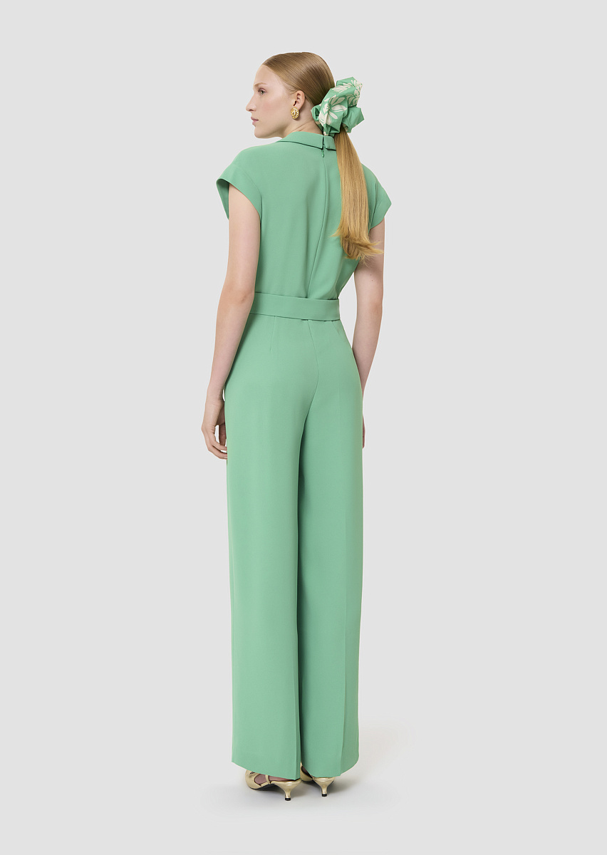 Зеленый комбинезон Charly из крепа