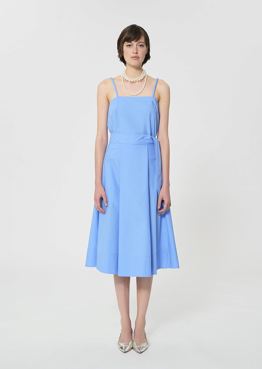 Jolly небесно-голубая юбка из поплина Jolly небесно-голубая юбка из поплина