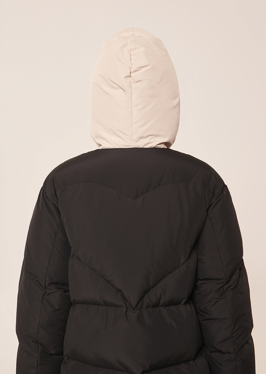 Daphne стеганый пуховик в черном цвете Daphne стеганый пуховик в черном цвете