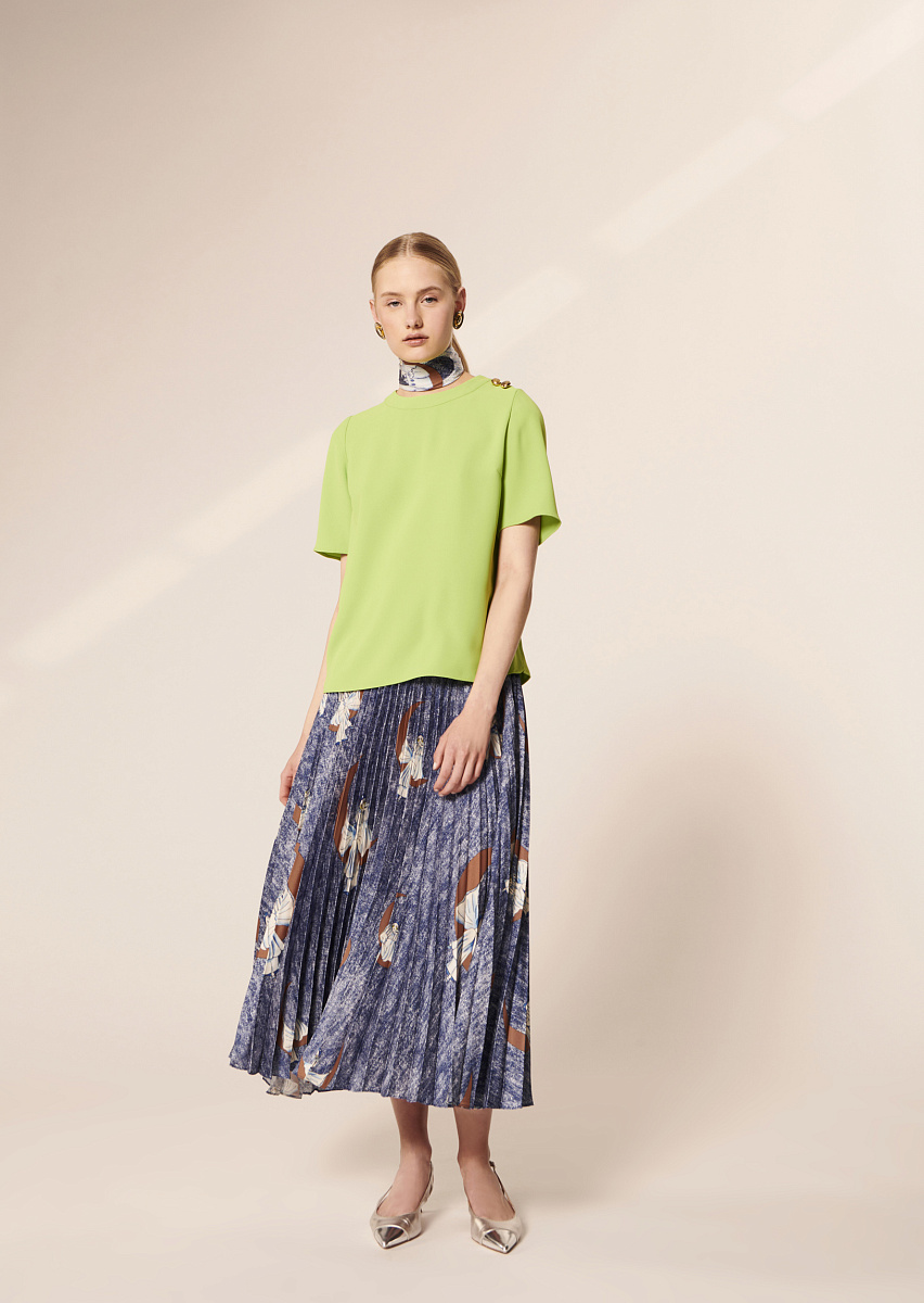 Tasha зеленый топ из крепа Tasha зеленый топ из крепа