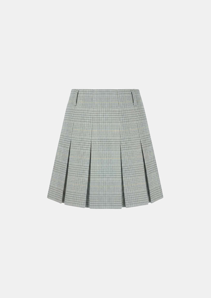 James юбка в темно-зеленую клетку "Принц Уэльский"