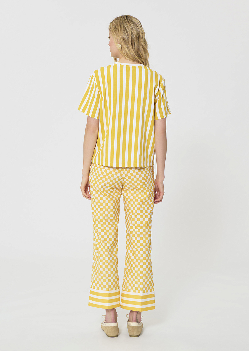 Tarastripe желтая футболка из джерси в полоску