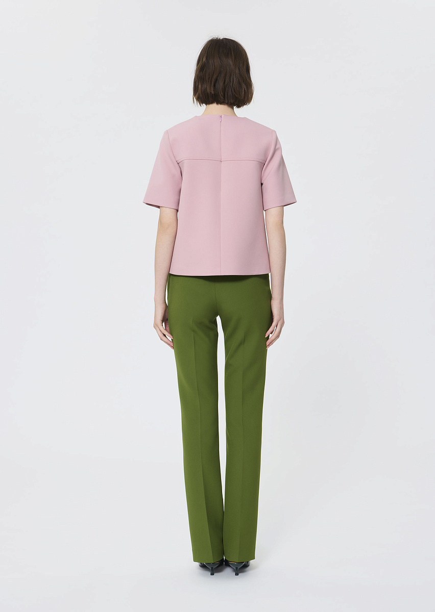 Tea пудрово-розовый топ