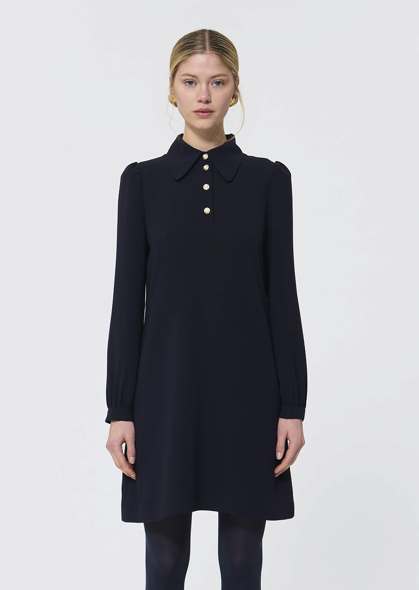 Rolfo темно-синее платье