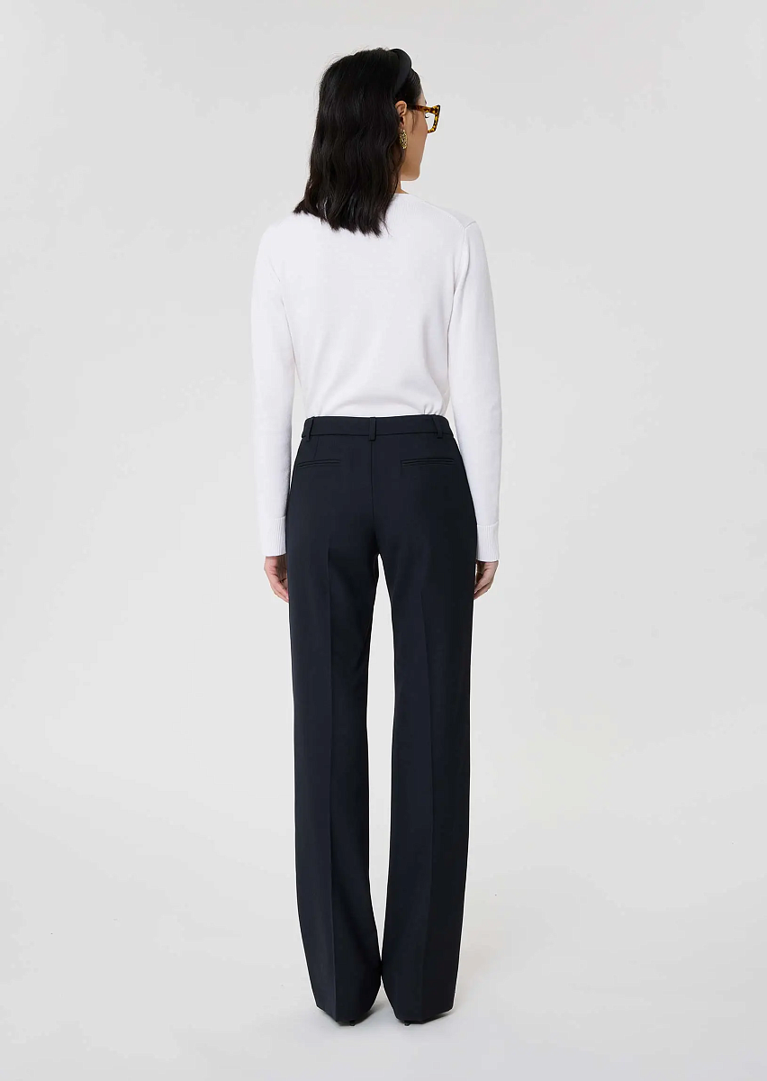 Poupee темно-синие брюки из шерсти