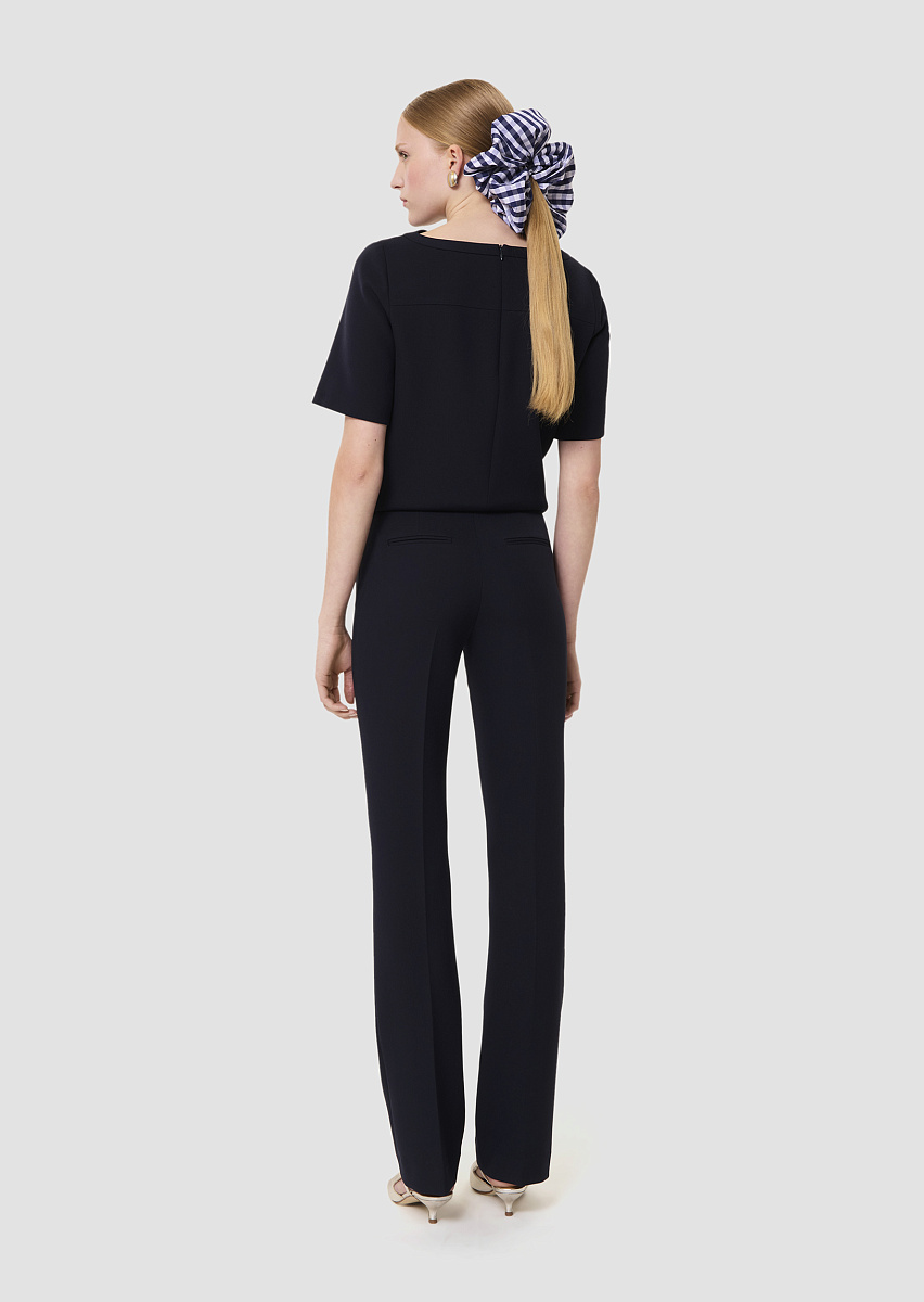 Papillon брюки темно-синего цвета из двойной ткани