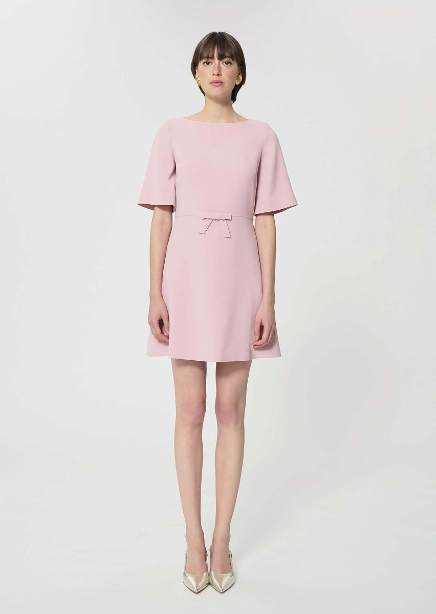 Romina бледно-розовое платье из струящегося крепа