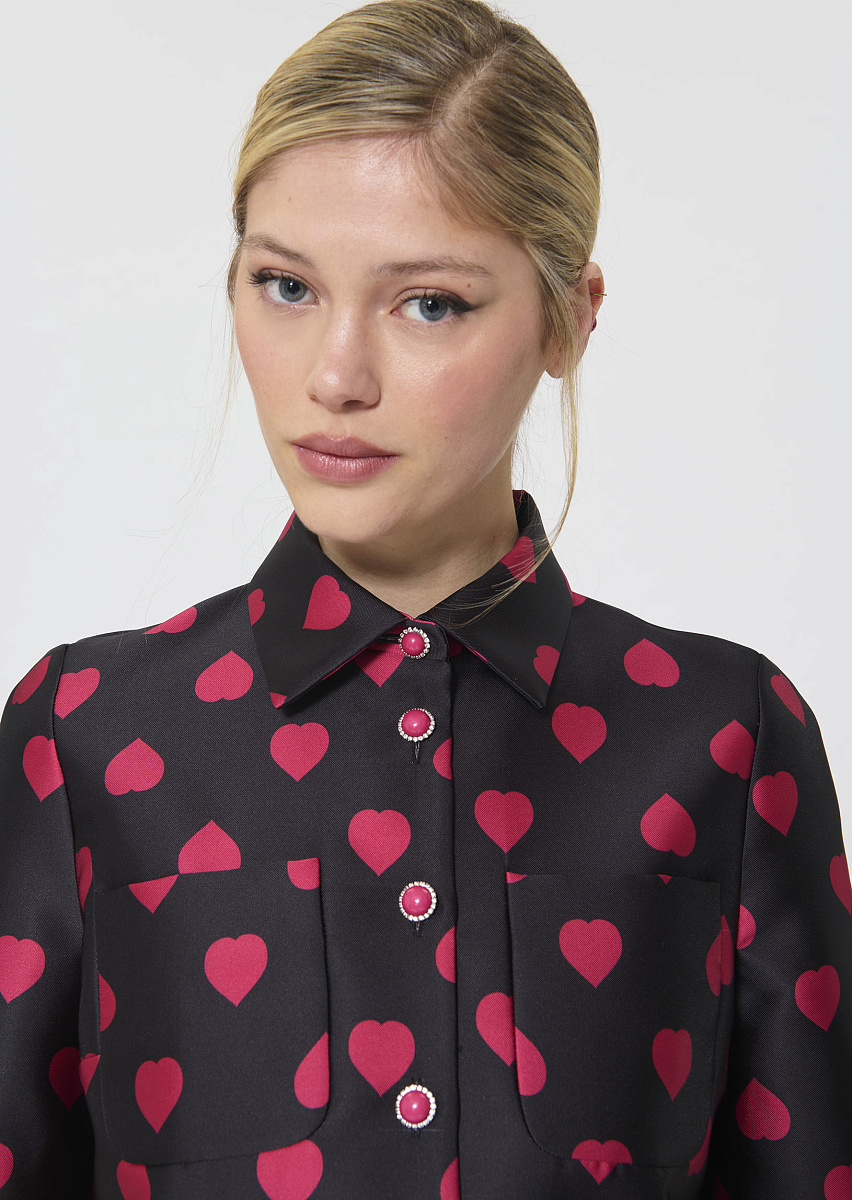 Carolane черная блуза