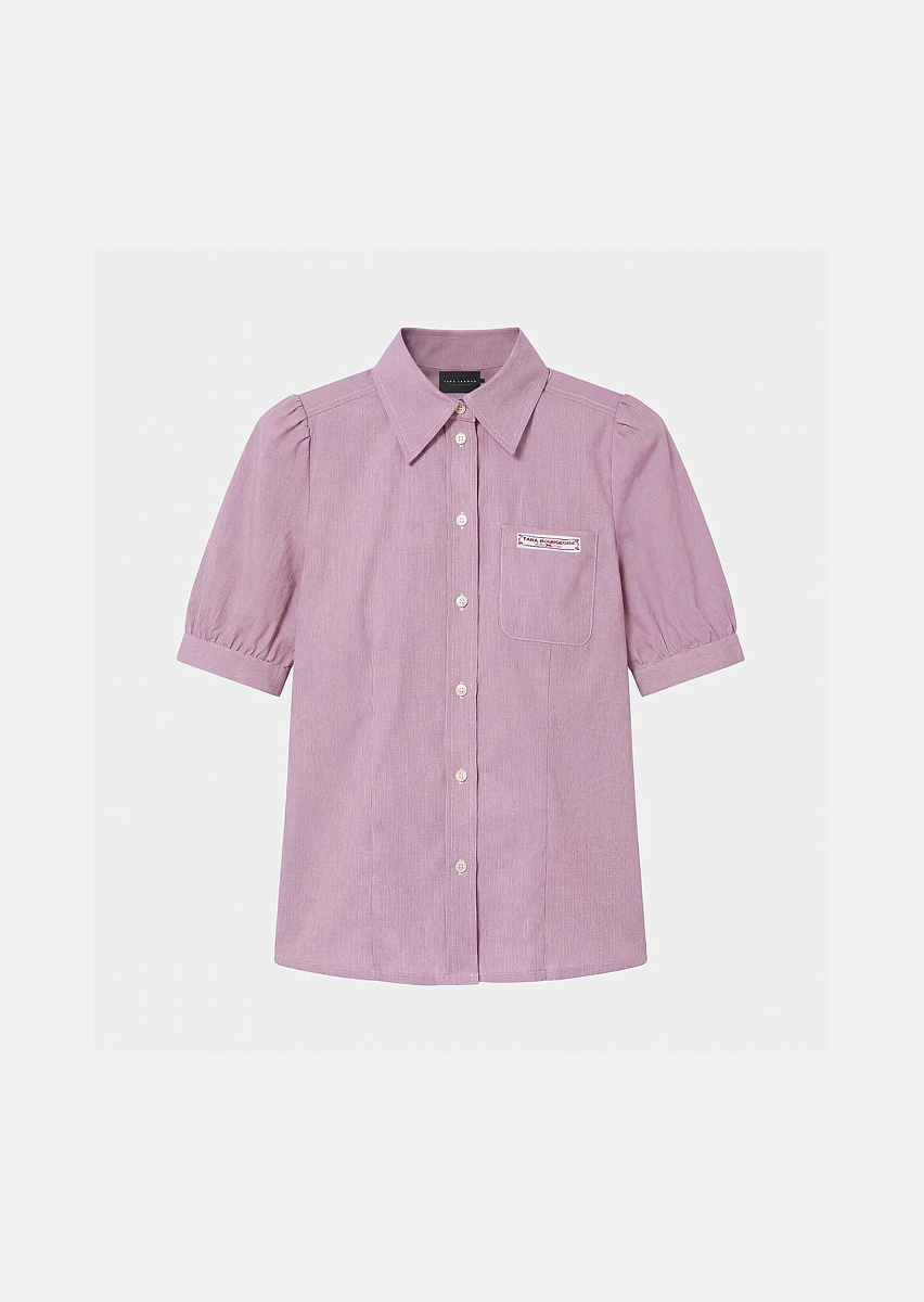 Celine розовая блуза в тонкую полоску