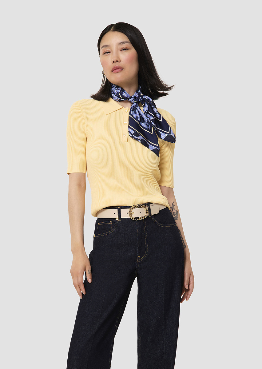 Бледно-желтый джемпер Paloma из тонкого трикотажа