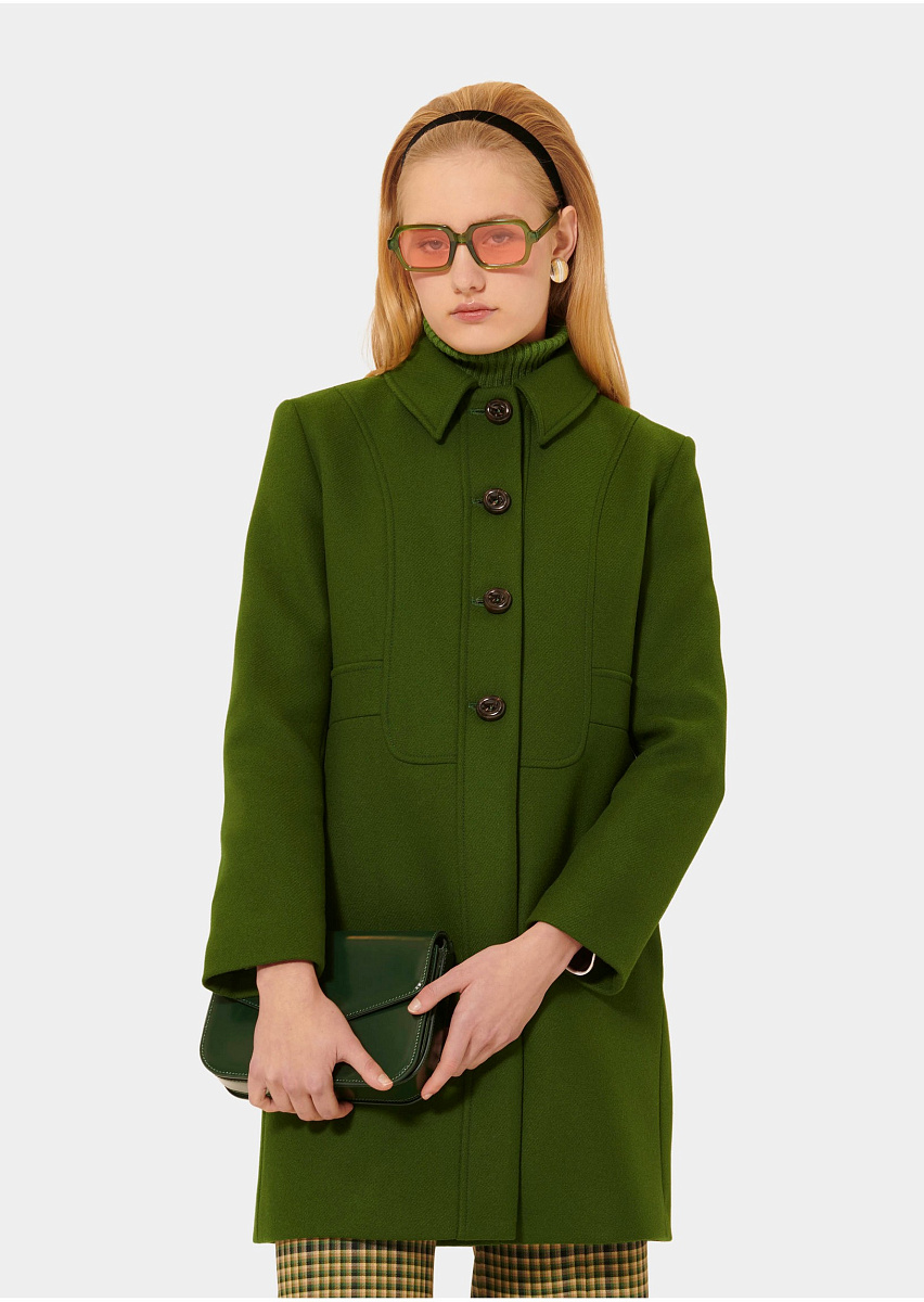 Madeline зеленое пальто-бушлат Madeline зеленое пальто-бушлат