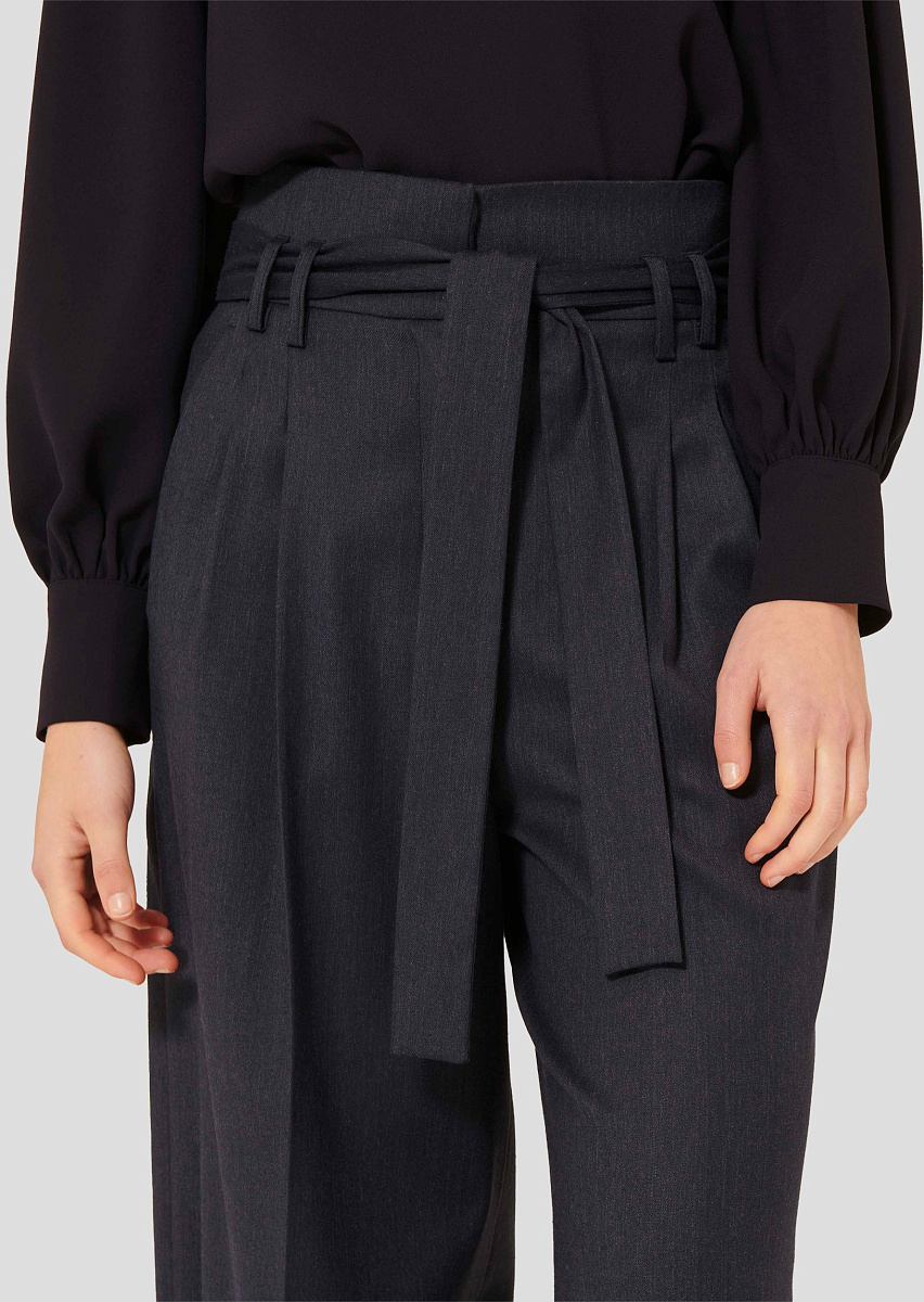 Фланелевые темно-синие брюки Pia Фланелевые темно-синие брюки Pia