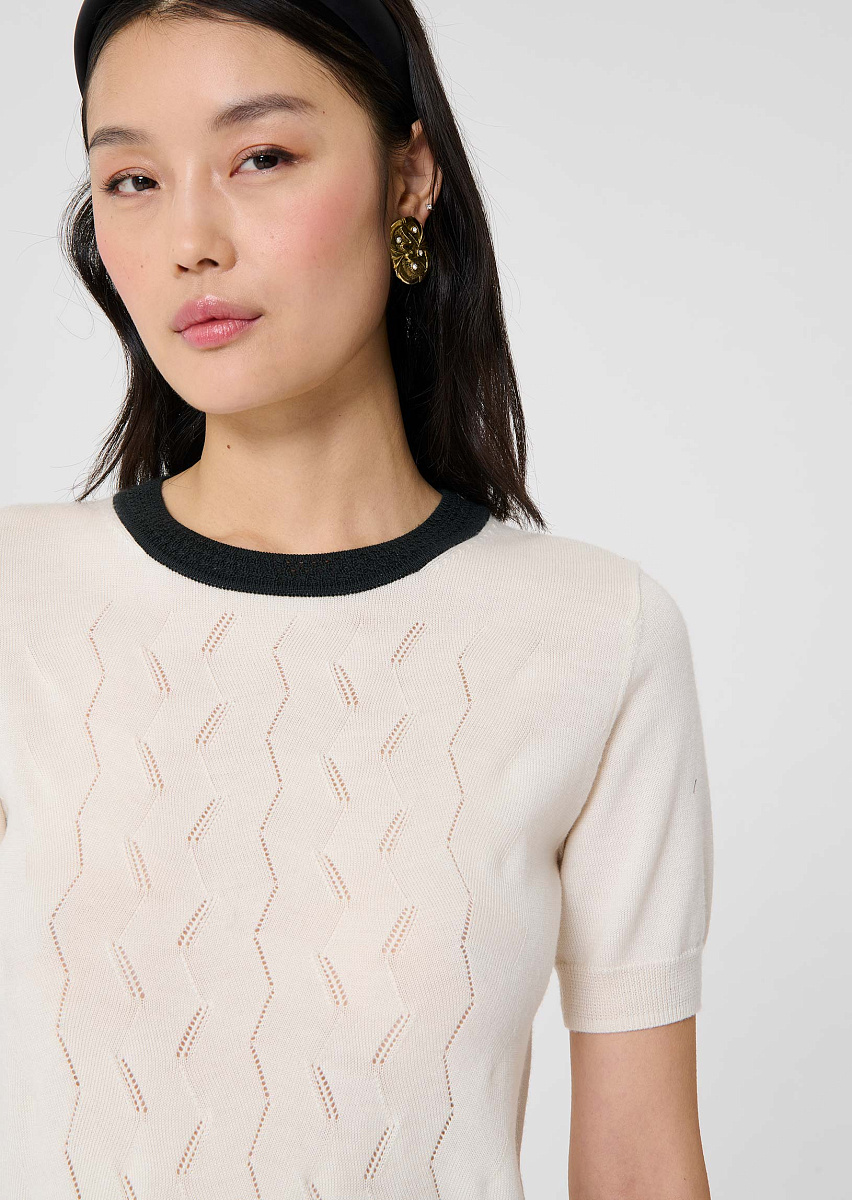 Pontaven джемпер из шерсти мериноса в цвете экрю