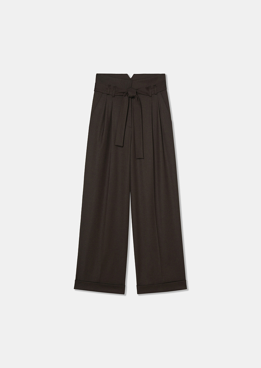 Коричневые фланелевые брюки Pia Коричневые фланелевые брюки Pia