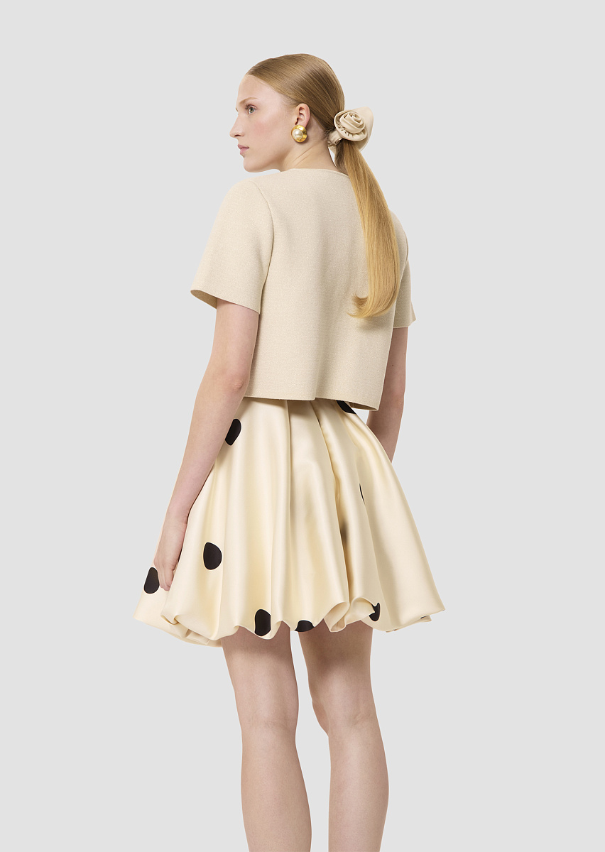 Glitter кардиган в цвете экрю