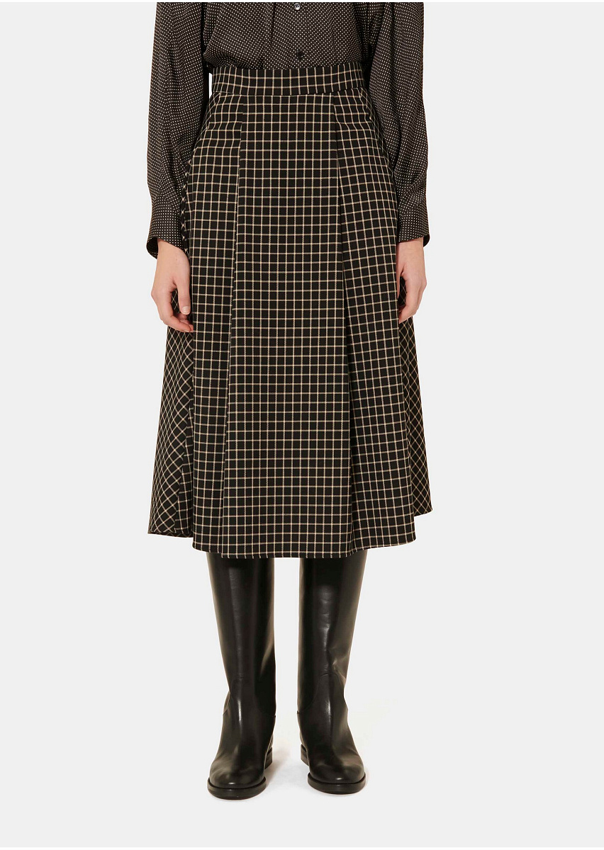 Черная юбка Joe в клетку Черная юбка Joe в клетку