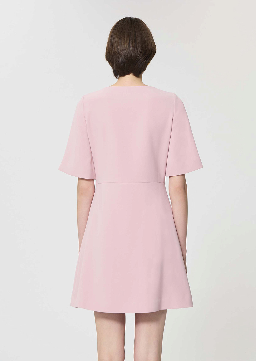 Romina бледно-розовое платье из струящегося крепа