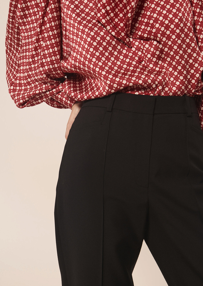 Premier черные брюки из шерсти