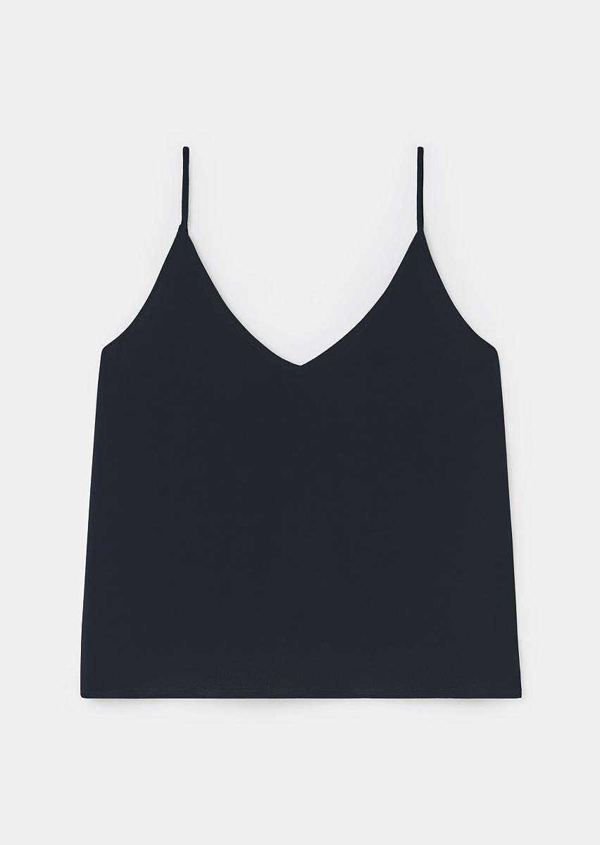 Tamara топ из крепа в темно-синем цвете Tamara топ из крепа в темно-синем цвете