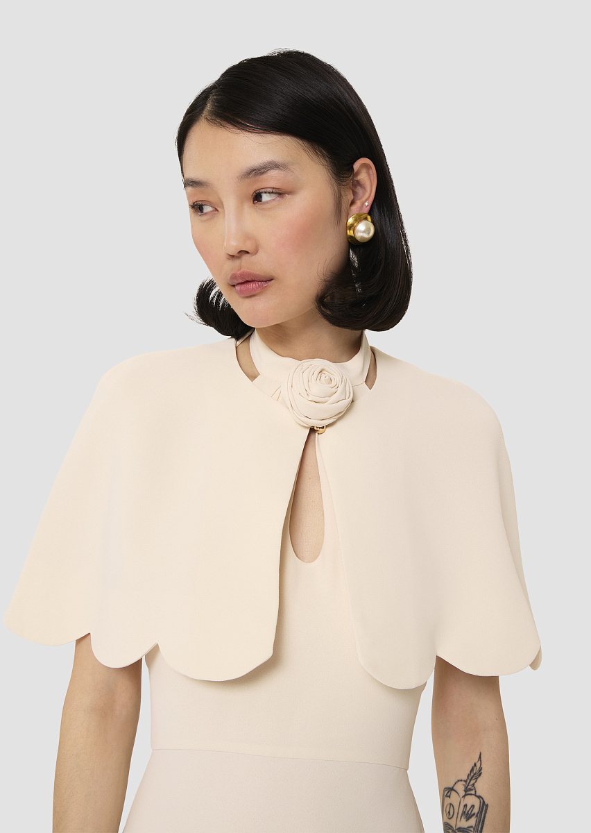 Кейп-накидка в цвете экрю Valentinie