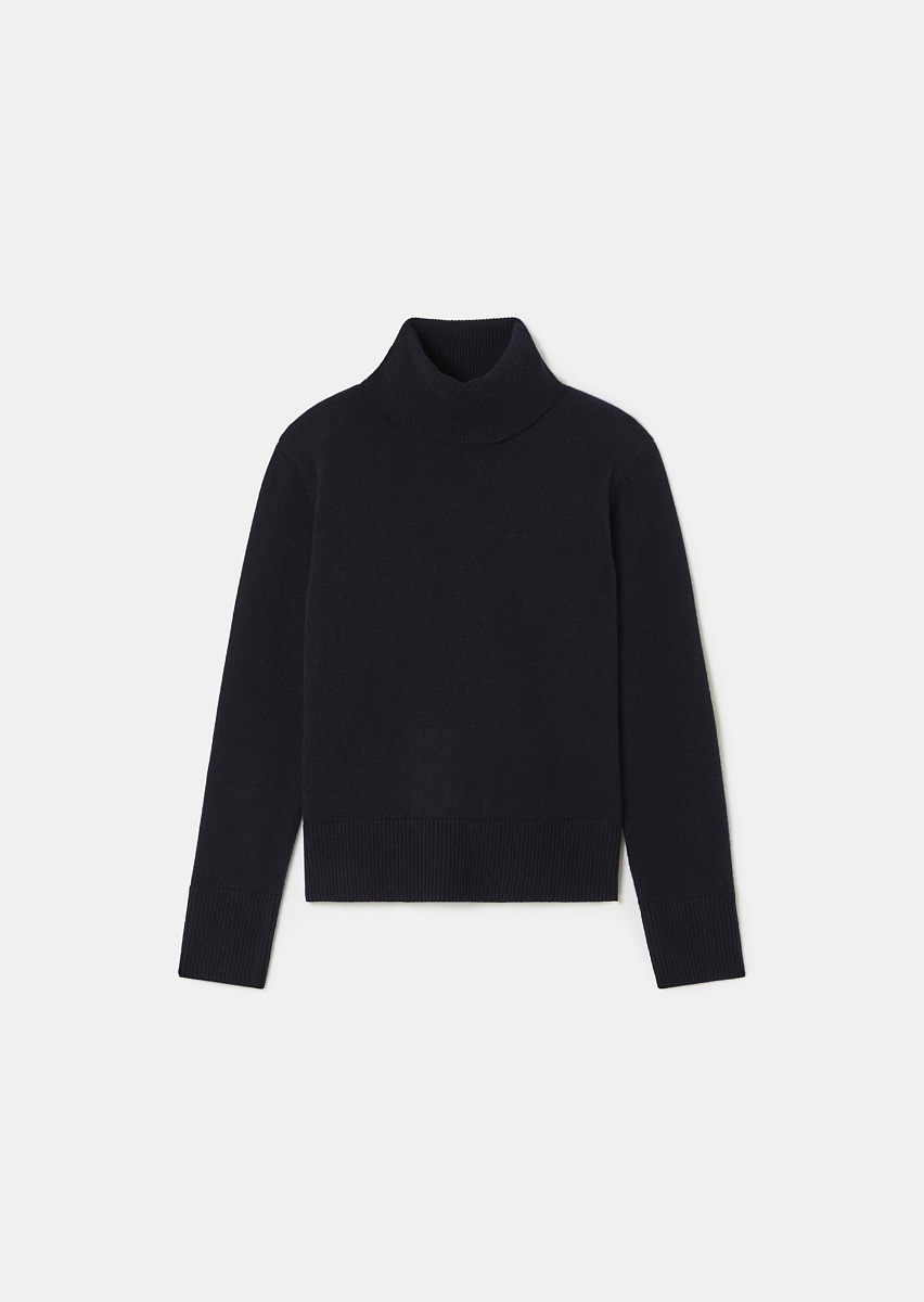 Palia темно-синий свитер из смесовой шерсти