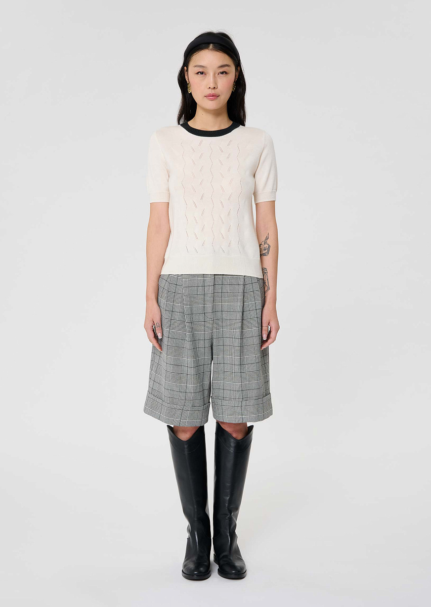 Pontaven джемпер из шерсти мериноса в цвете экрю