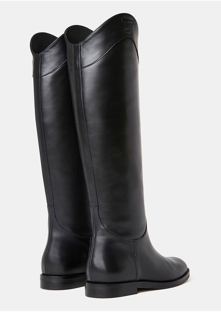 Kayleigh черные кожаные сапоги Kayleigh черные кожаные сапоги