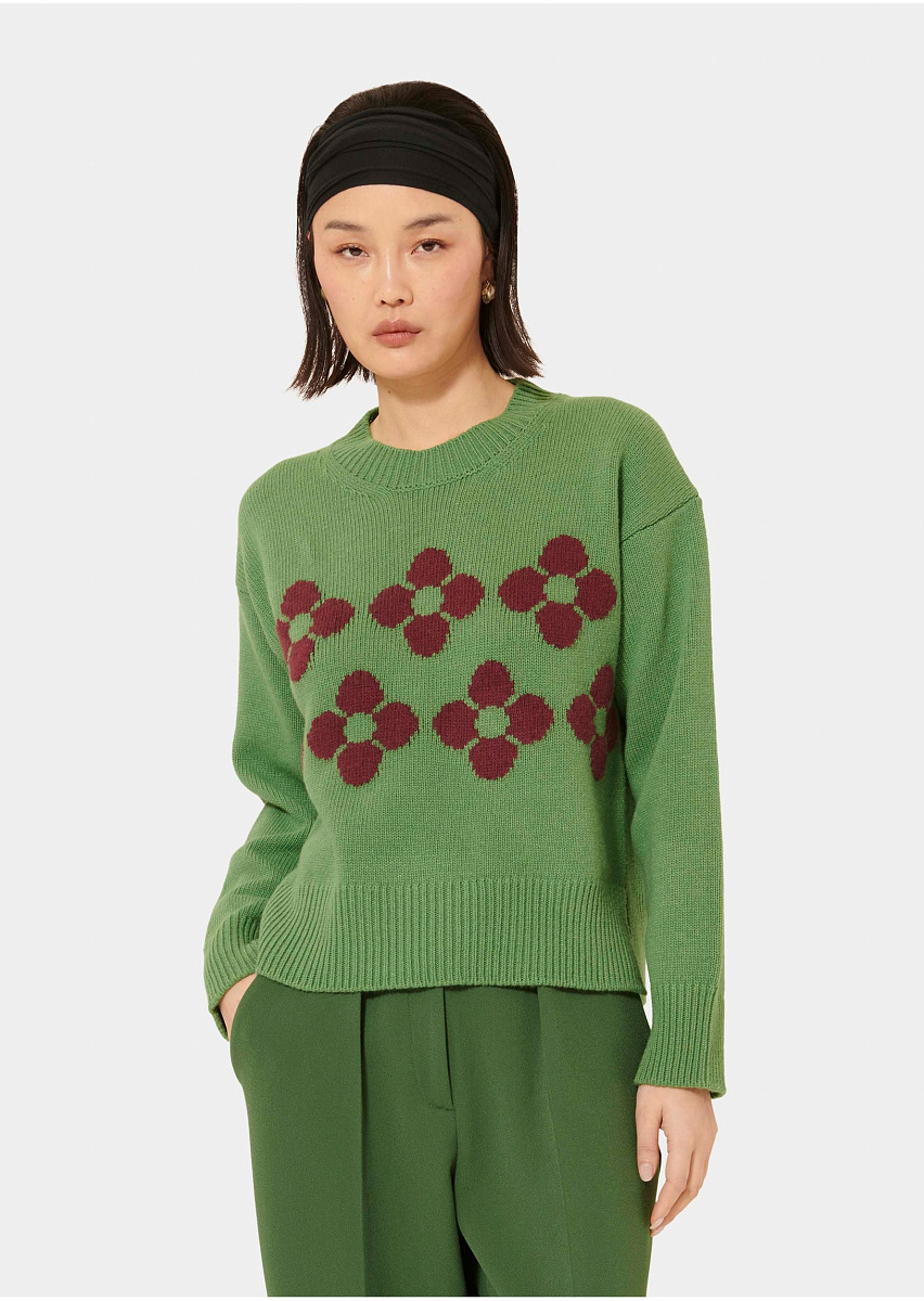 Phelycia зеленый джемпер из шерсти Phelycia зеленый джемпер из шерсти