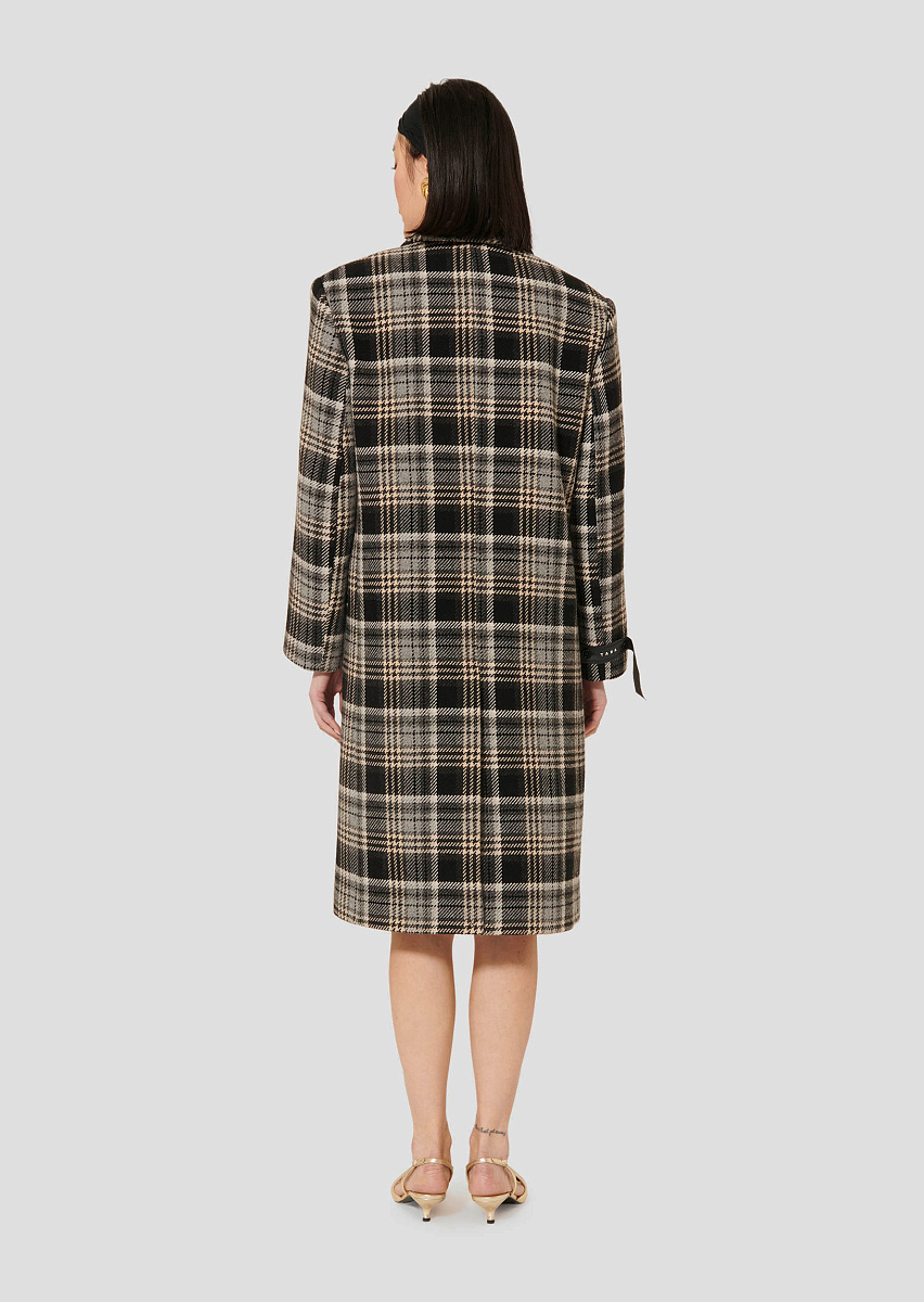 Серое пальто Marcel в клетку Серое пальто Marcel в клетку