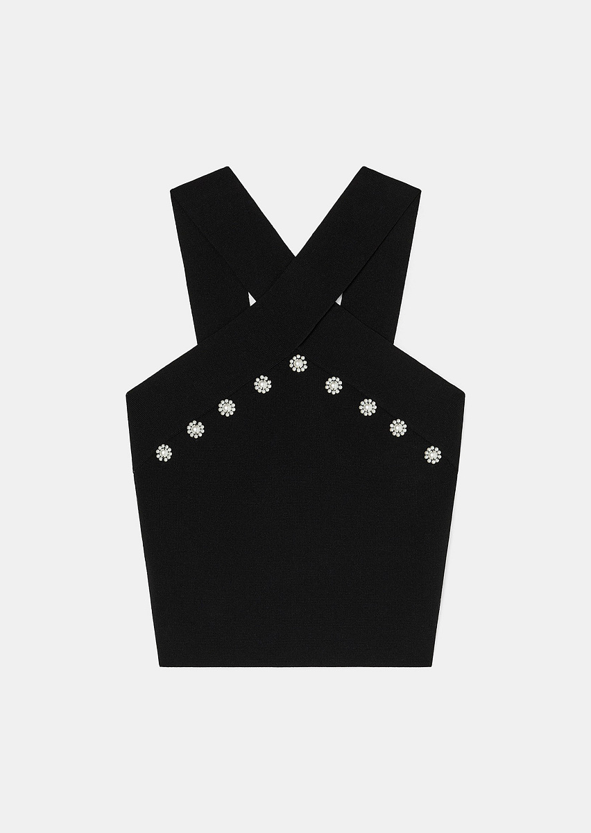 Prana черный топ из трикотажа Prana черный топ из трикотажа