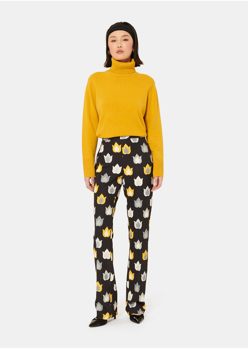 Черные брюки Paivan с принтом Черные брюки Paivan с принтом