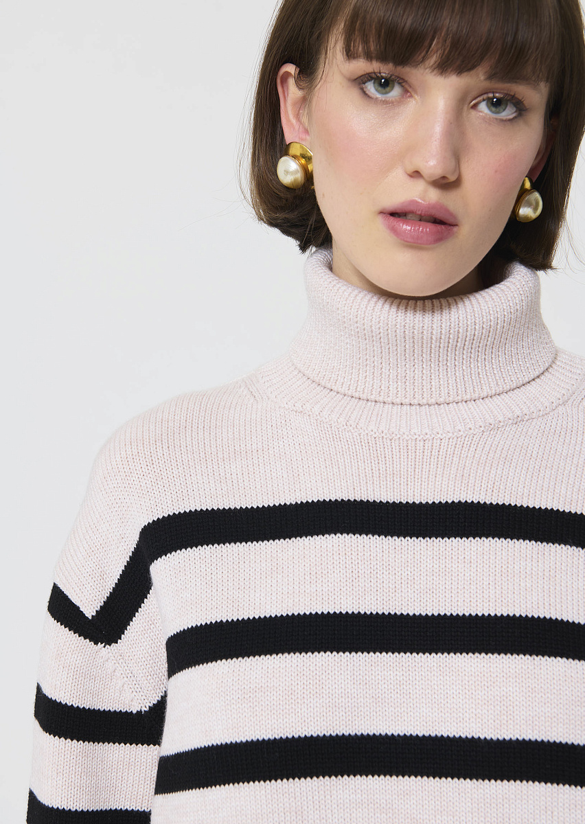Pacome свитер цвета экрю в черную полоску