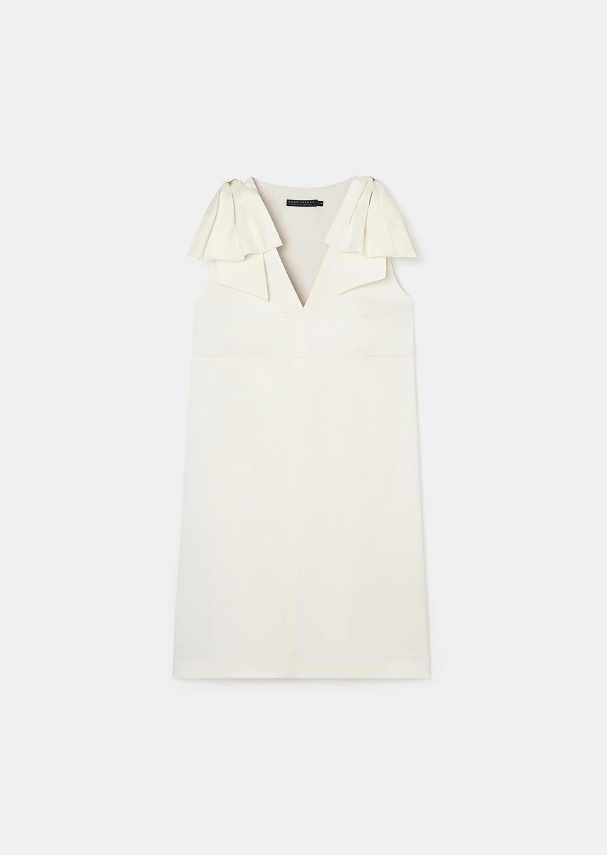 Remarquable платье из мягкого льна в цвете экрю