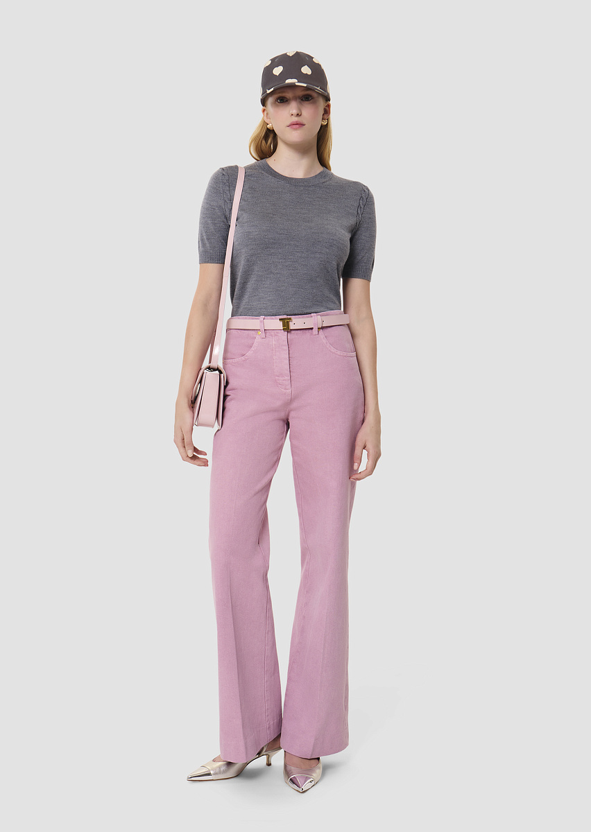 Серый джемпер Pica из шерсти мериноса Серый джемпер Pica из шерсти мериноса