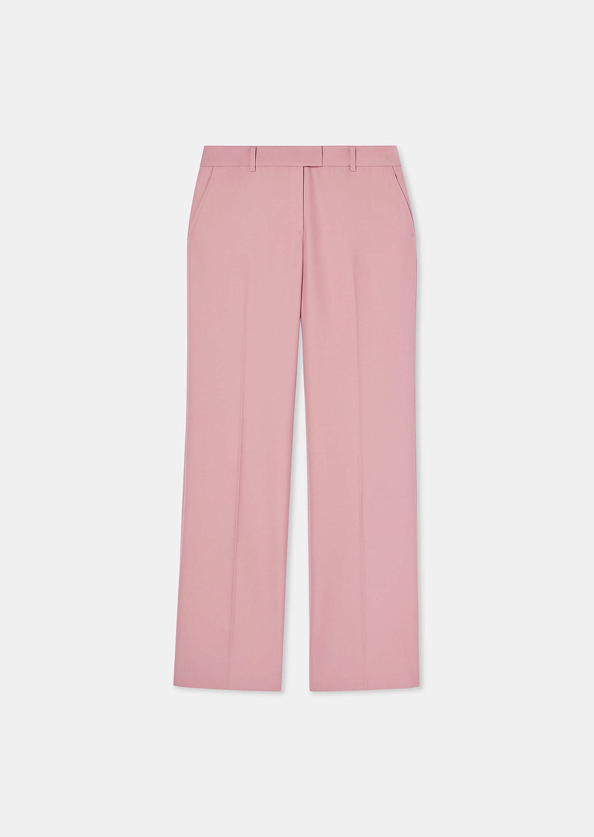 Poupee розовые костюмные брюки из шерсти