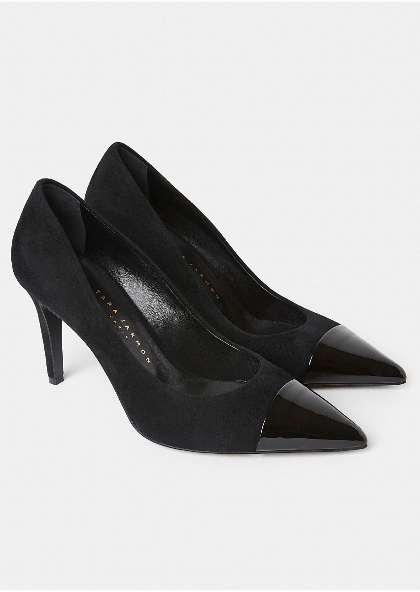 Krystine черные туфли-лодочки из замши