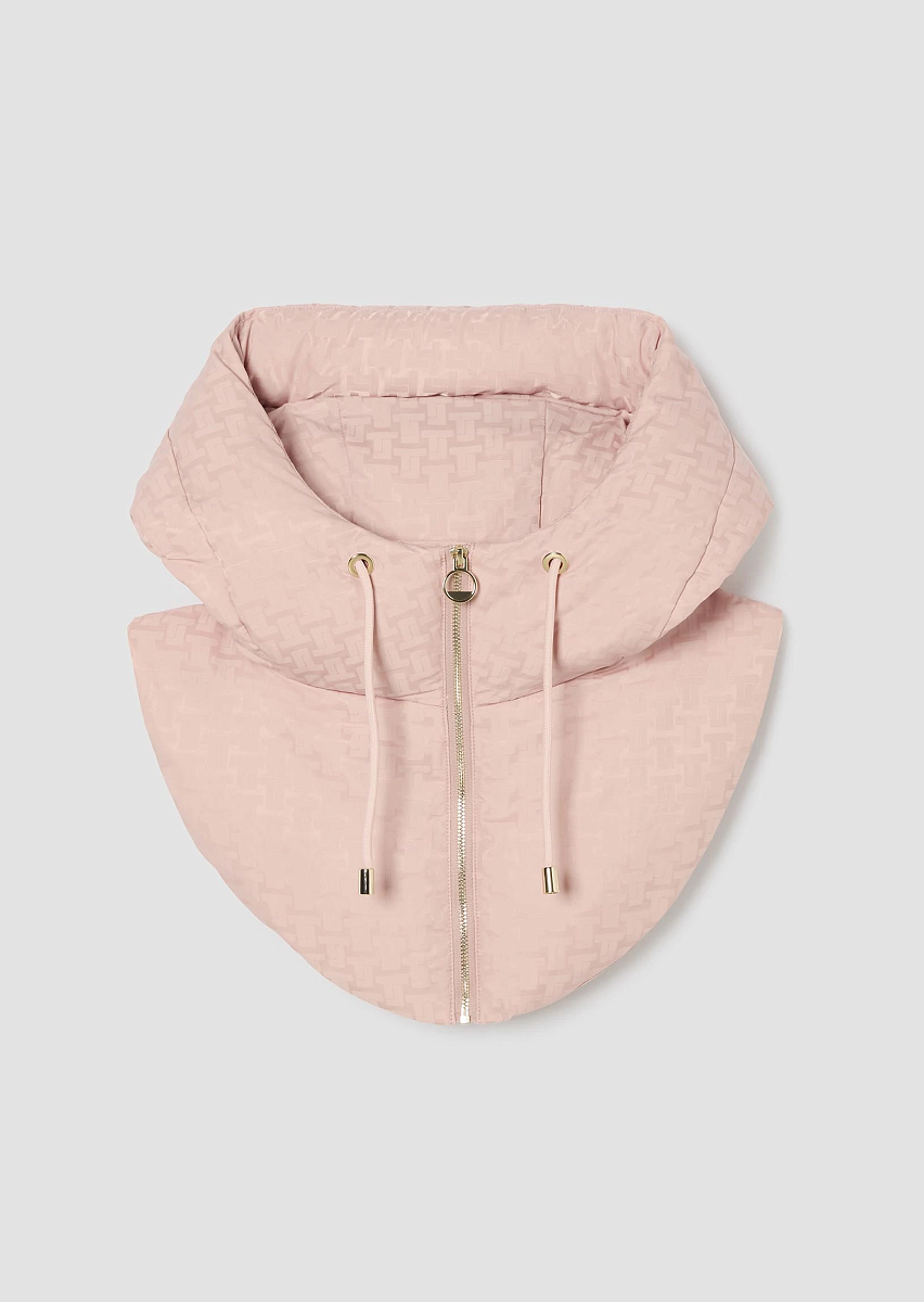 Daria пудрово-розовый капюшон