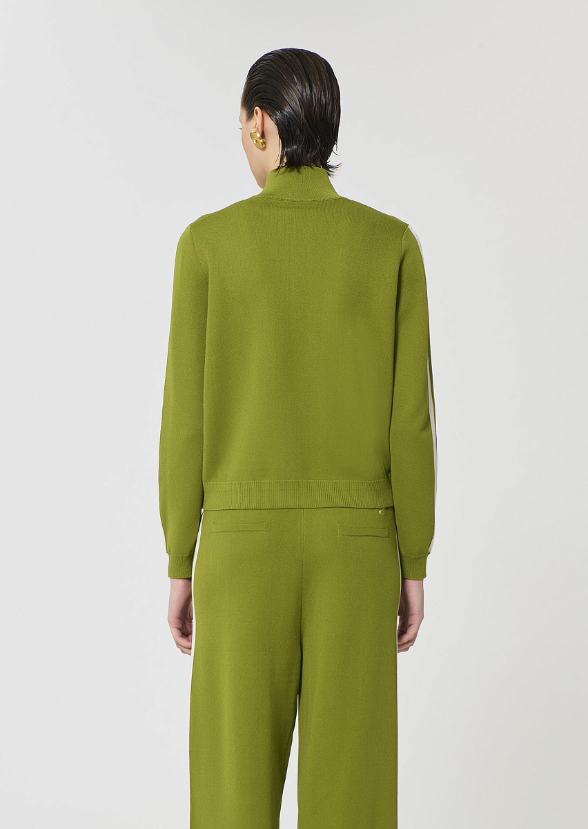 Gabrielle зеленый кардиган из технологичного трикотажа Gabrielle зеленый кардиган из технологичного трикотажа