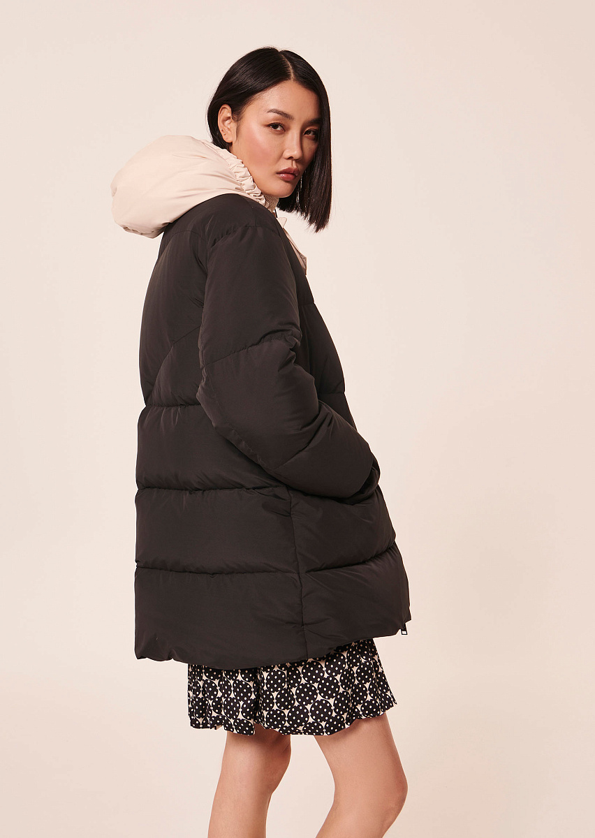 Daphne стеганый пуховик в черном цвете Daphne стеганый пуховик в черном цвете