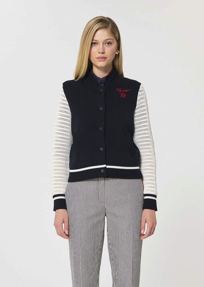 Gabb кардиган темно-синего цвета из хлопка