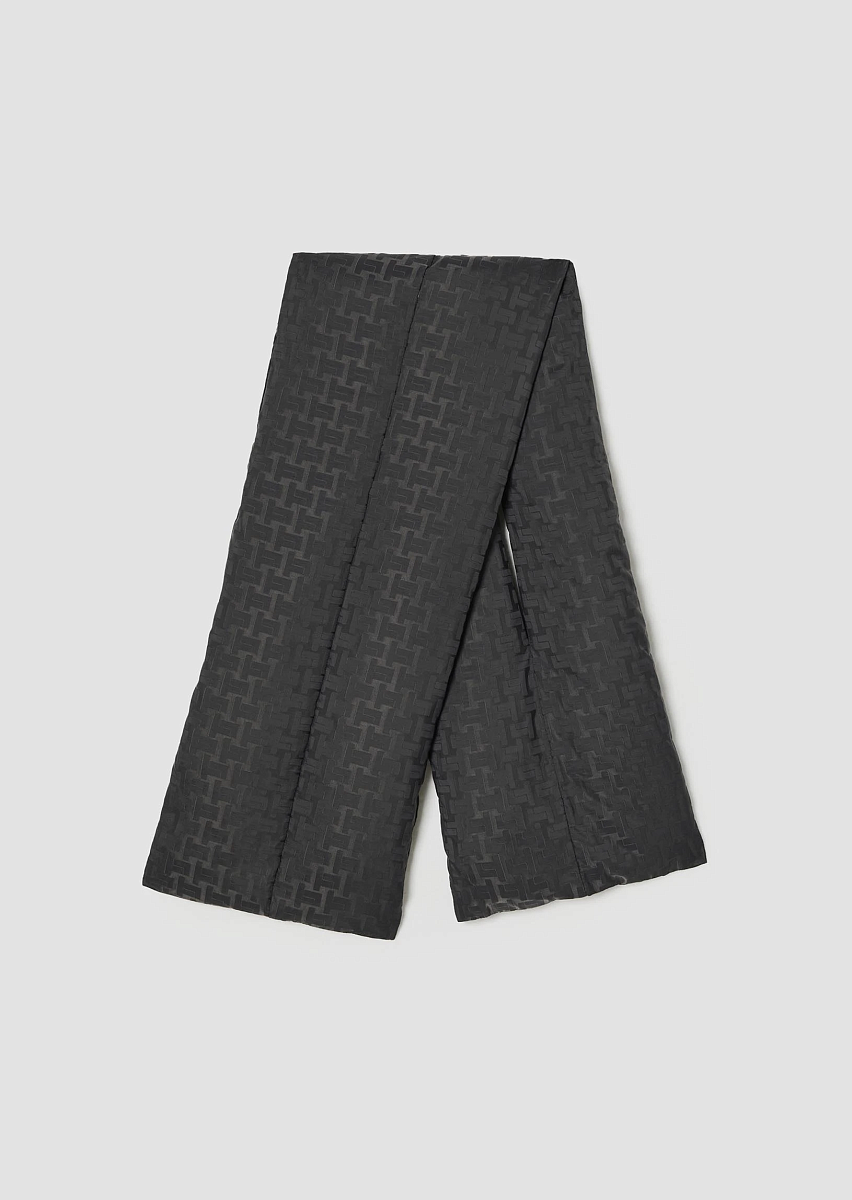 Daria черный дутый шарф-пуховик Daria черный дутый шарф-пуховик