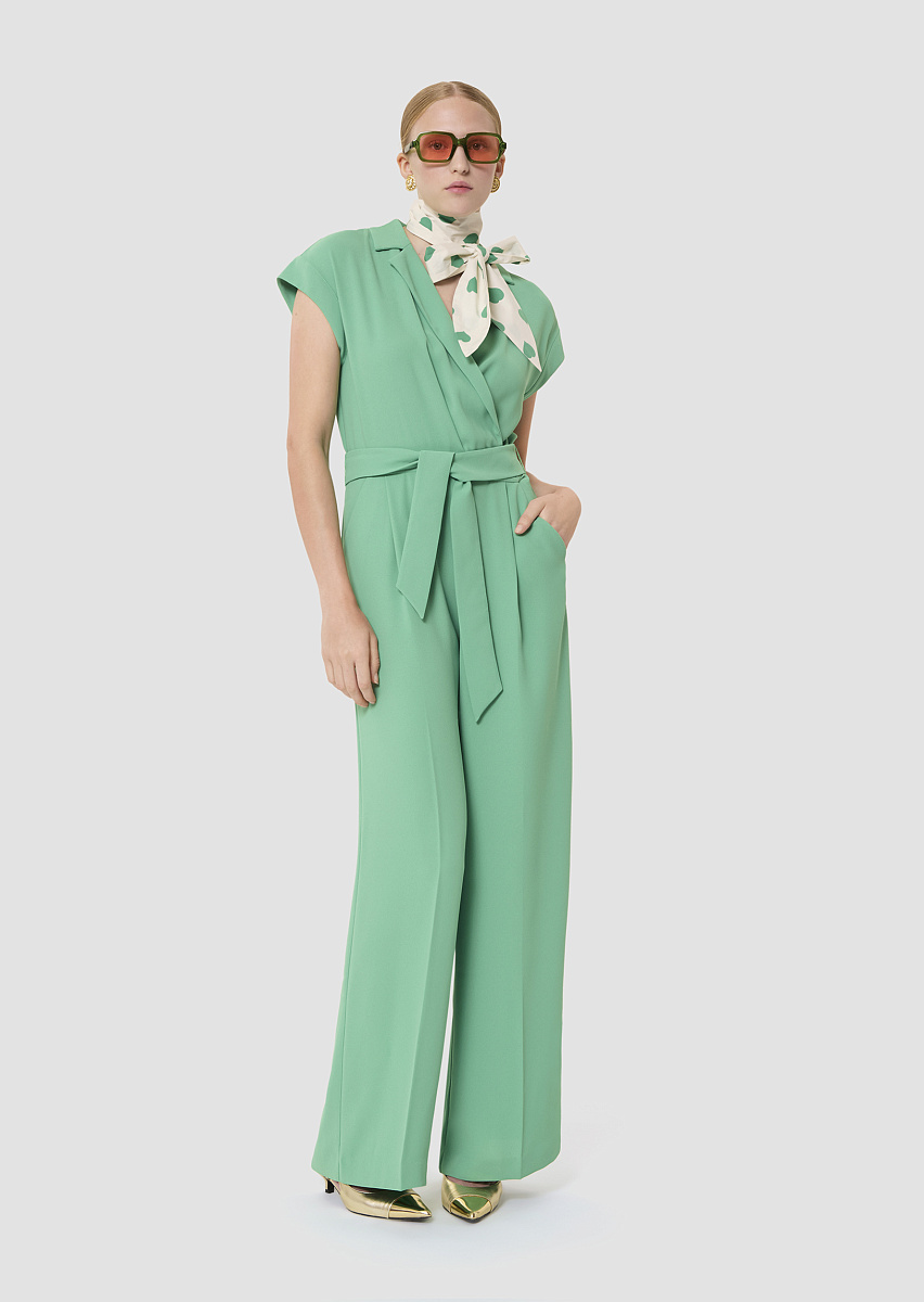 Зеленый комбинезон Charly из крепа