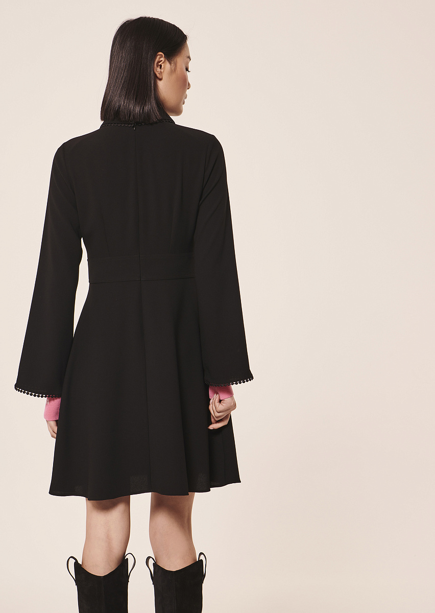 Rielle платье из крепа в черном цвете Rielle платье из крепа в черном цвете