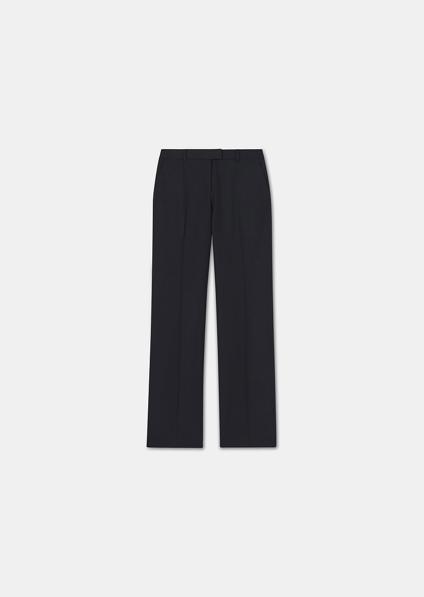 Poupee темно-синие брюки из шерсти