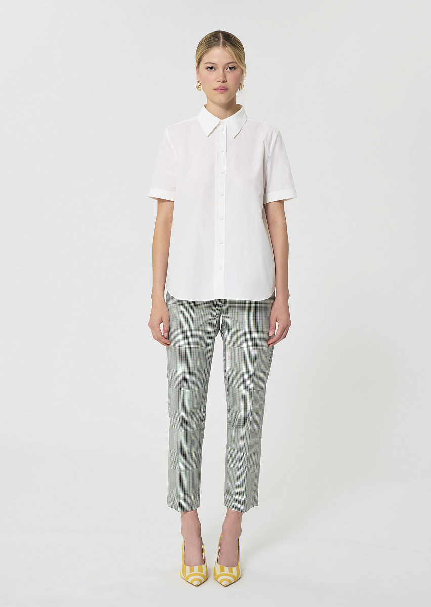 Clara белая блуза из поплина