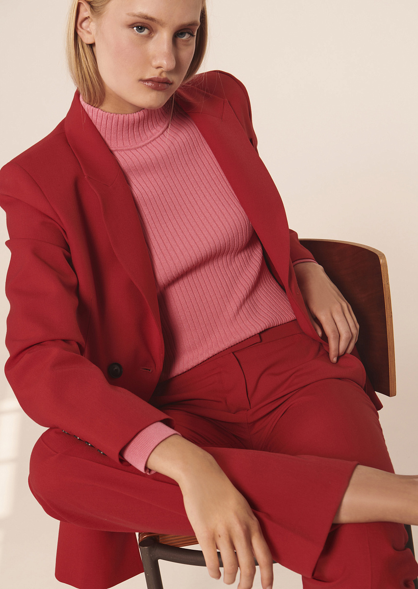 Valentia красный жакет из холодной шерсти